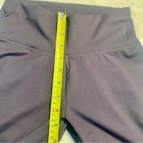 NWT Leggings Small Menore Charcoal Grey Spandex Stretch Flat Front Buttery Soft - Picture 11 of 12